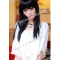 Hot LONG Black Straight hair Cosplay Wig FF18